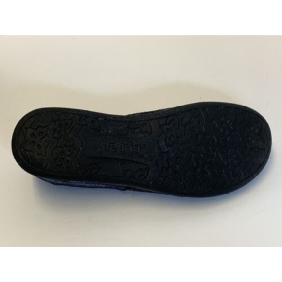 Alegria Womens Clog Shoes US Size  9 GLE 140 Wavy Navy Blue Metallic EU 40 - Picture 9 of 12